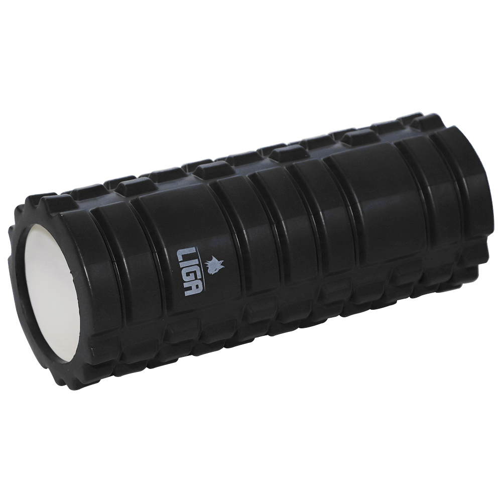 Foam Roller-33cm (ΜΑΥΡΟ) LIGASPORT*