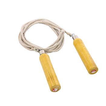 WOOD HANDLE ROPE COTTON 3,05m (ΣΧΟΙΝΑΚΙ ΓΥΜΝΑΣΤΙΚΗΣ) LIGASPORT