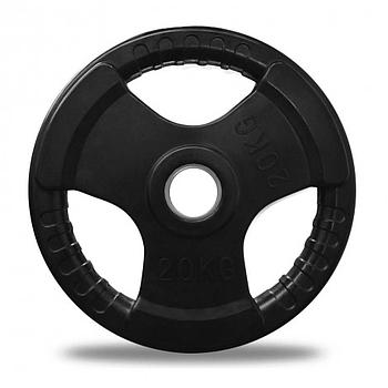 RUBBER WEIGHT LIFTING PLATE 20kg (Φ50) LIGASPORT