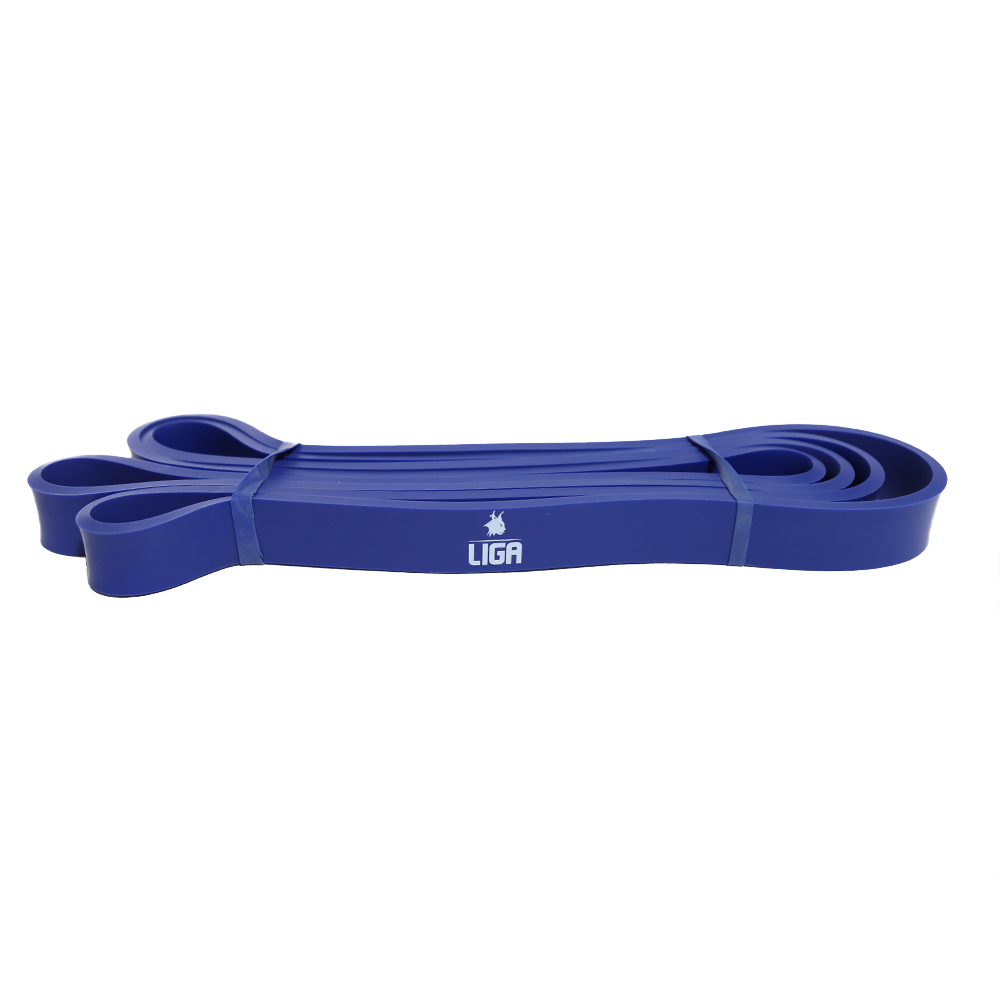 Λάστιχο αντίστασης (heavy duty latex band)(χρώμα μπλέ) 208εκ.*4,5εκ.*2,2εκ LIGASPORT*