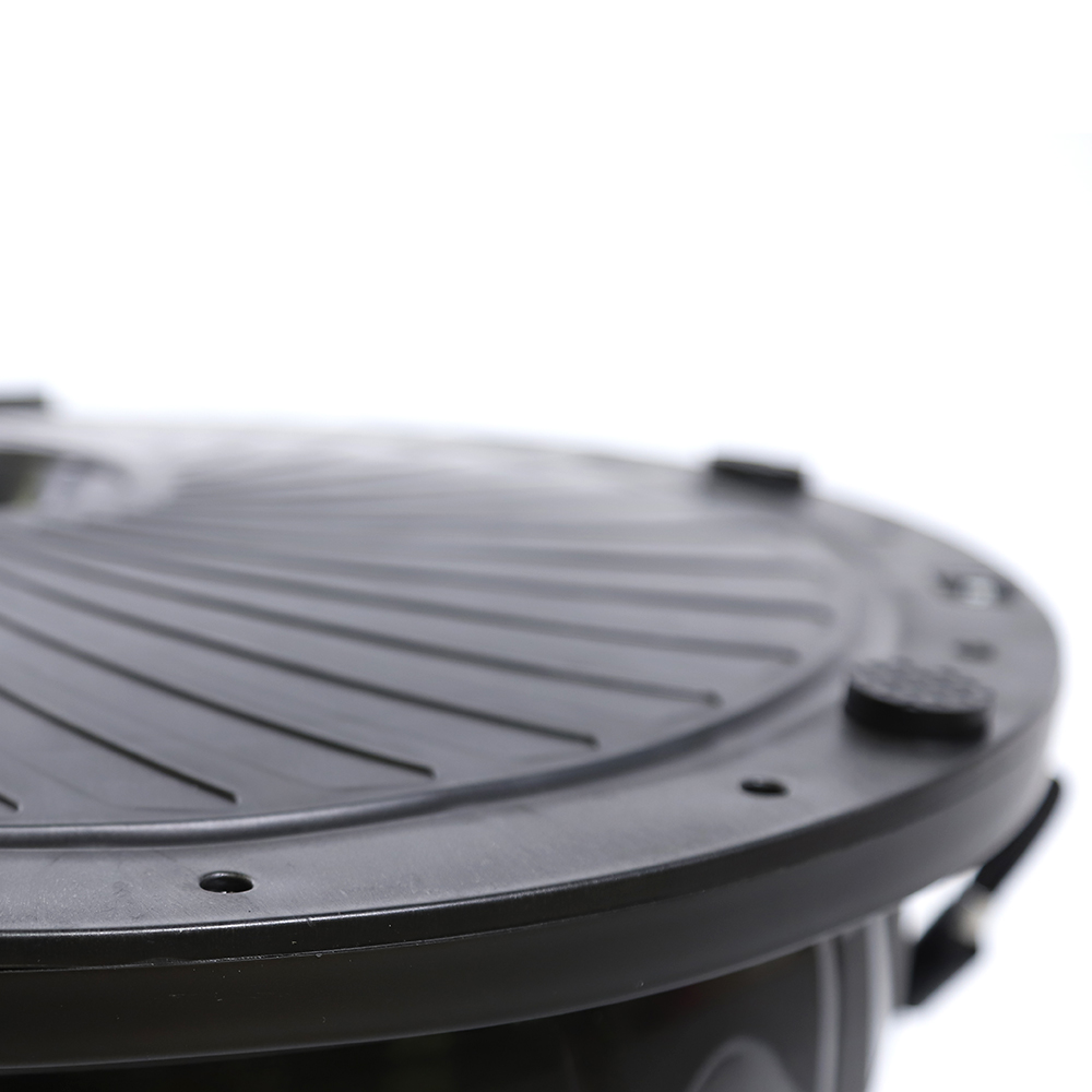 Μπάλα ισορροπίας με λάστιχα ΜΑΥΡΗ (Bosu Ball) 58cm LIGASPORT*