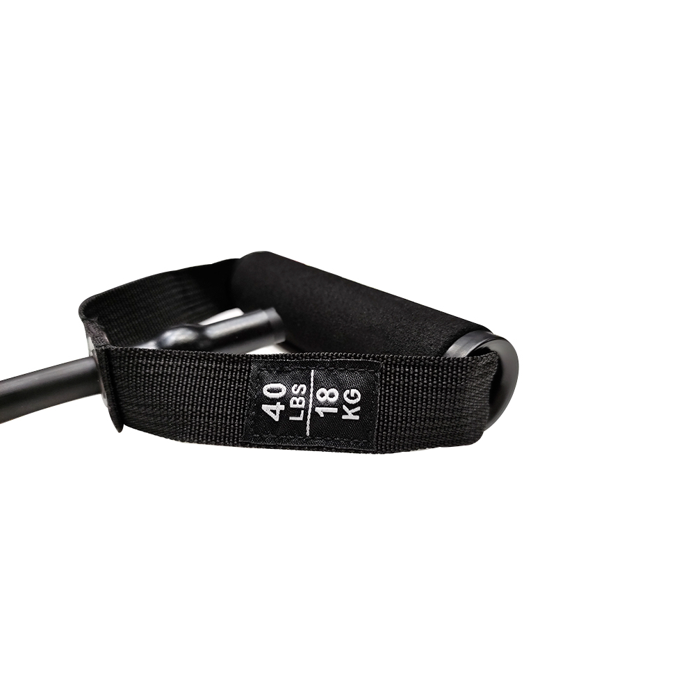 Λάστιχο αντίστασης με λαβές (tube band)(Επίπεδο αντίστασης 18,1 κιλά-μαυρο) LIGASPORT*