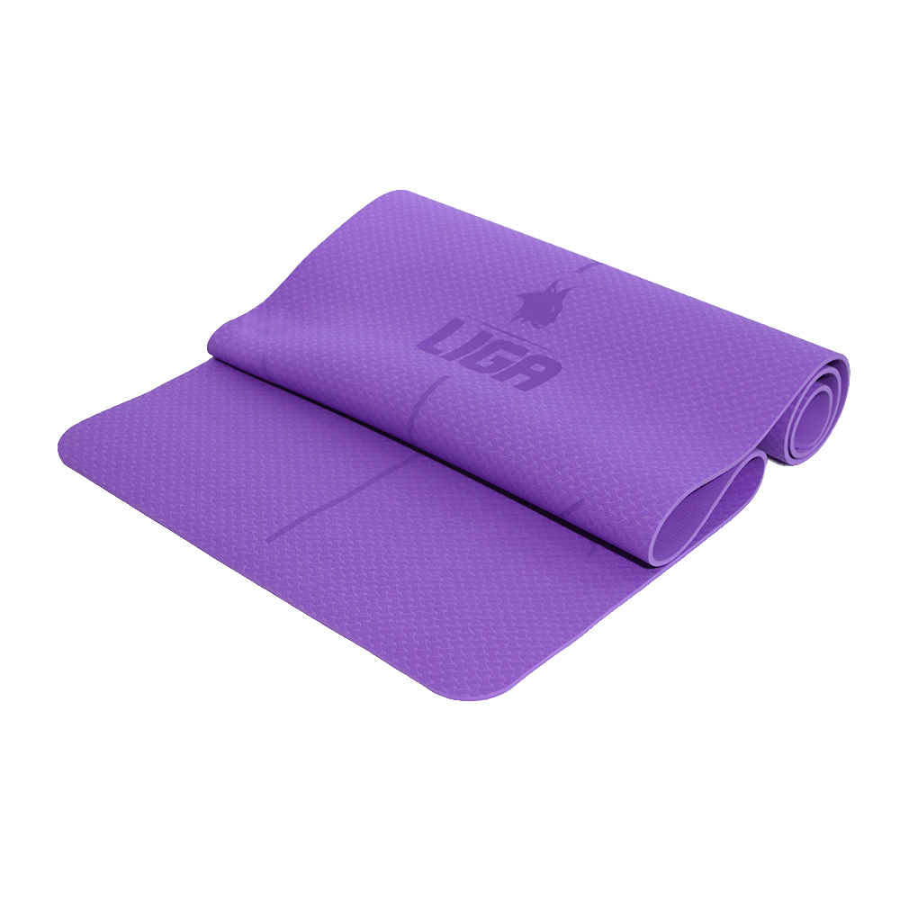 Στρώμα yoga TPE yoga mat (original) 183εκ.*61εκ.*0,6εκ (μωβ) LIGASPORT*