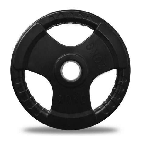 RUBBER WEIGHT LIFTING PLATE 20kg (Φ50) LIGASPORT