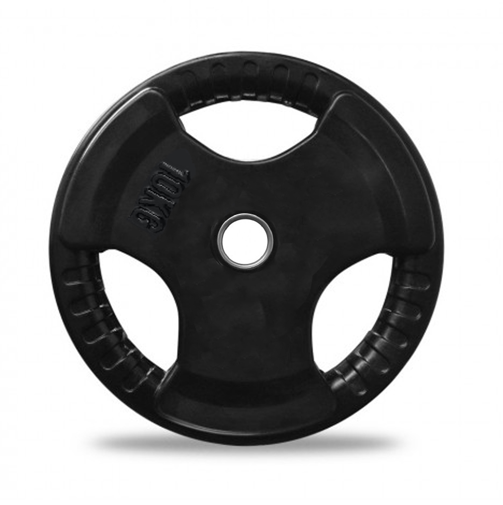 RUBBER WEIGHT LIFTING PLATE 10kg (Φ28) LIGASPORT