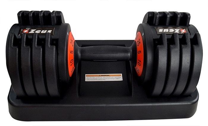 DUMBBELL REGOLABILE 2.5-24 KG