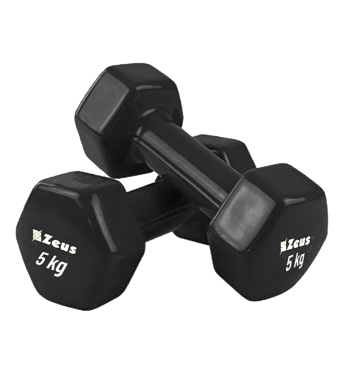 VINYL DUMBBELL 5KG x 2