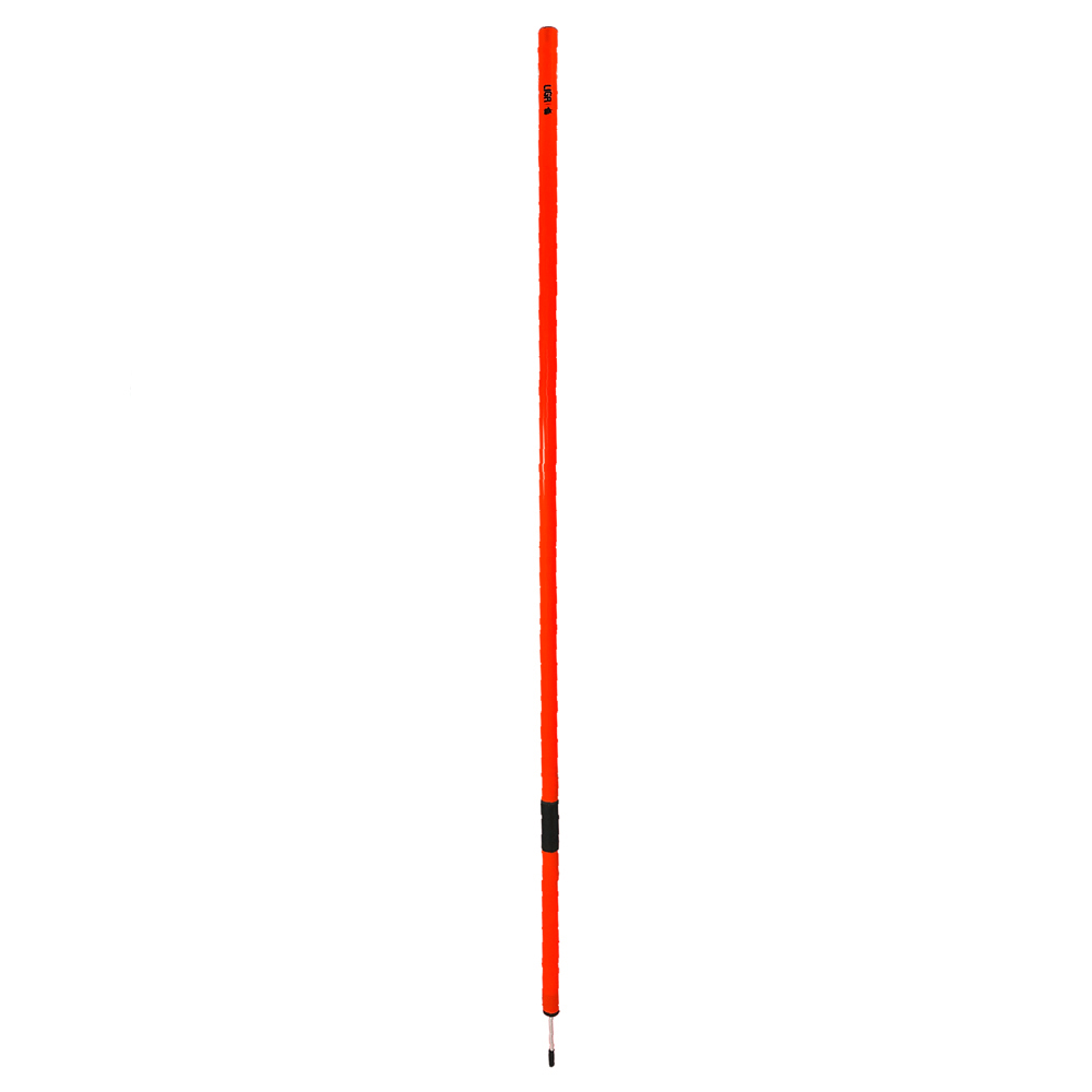SLALOM POLE 1,60m - FLEXIBLE WITH SPIKES 30mm (RED) LIGASPORT