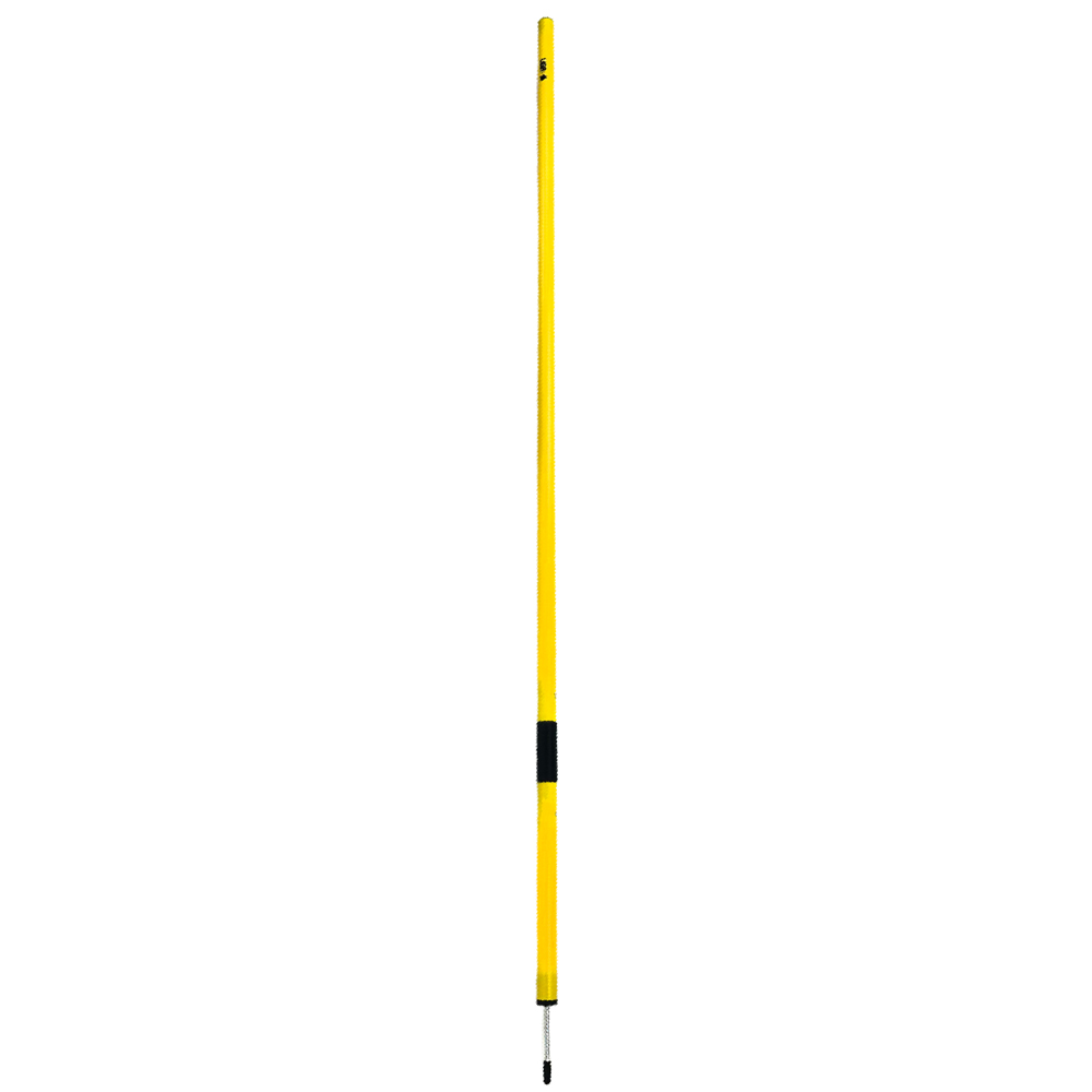 SLALOM POLE 1,60m - FLEXIBLE WITH SPIKES 30mm (YELLOW) LIGASPORT