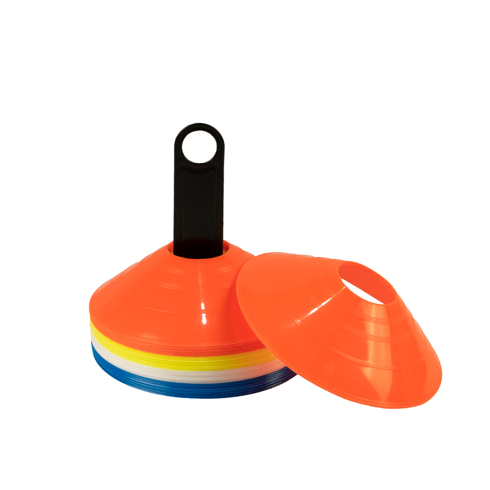 ΚΩΝΟΙ ΠΡΟΠΟΝΗΣΗΣ (ΣΕΤ 40ΤΜΧ ΜΕ ΔΙΧΤΥ) TRAINING CONES - LIGASPORT