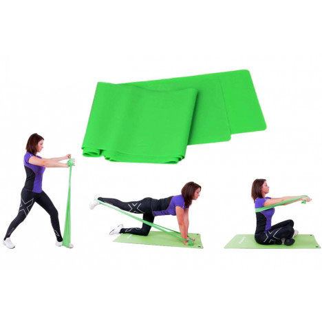 LATEX GYM BAND 2,5mX15cm ΠΡΑΣΙΝΟ (ΠΟΛΥ ΣΚΛΗΡΟ)