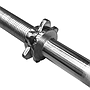 WEIGHT LIFTING ROD (WITH START NUT AND SCREW) 1.5m LIGASPORT
