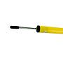 SLALOM POLE 1,60m - FLEXIBLE WITH SPIKES 30mm (YELLOW) LIGASPORT