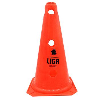 HOLE CONE (ΚΩΝΟΣ ΜΕ ΤΡΥΠΕΣ 30cm) - ORANGE LIGASPORT
