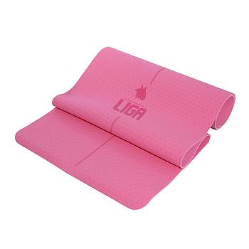 Στρώμα yoga TPE yoga mat (original) 183εκ.*61εκ.*0,6εκ (ροζ) LIGASPORT*