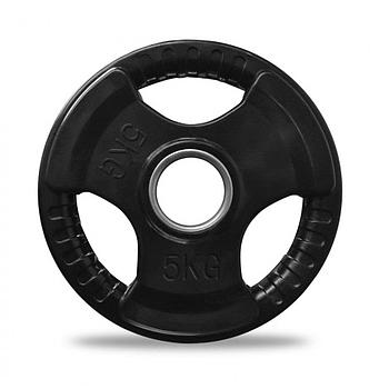 RUBBER WEIGHT LIFTING PLATE 5kg (Φ50) LIGASPORT