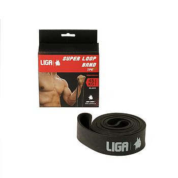 Λάστιχο αντίστασης (heavy duty tpe band)(χρώμα μαύρο) 208εκ.*4,5εκ.*4,4εκ LIGASPORT*