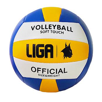 VOLLEYBALL BLOCKER (Yellow/Blue/White) LIGASPORT^