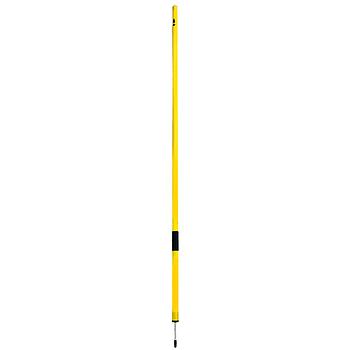 SLALOM POLE 1,60m - FLEXIBLE WITH SPIKES 30mm (YELLOW) LIGASPORT