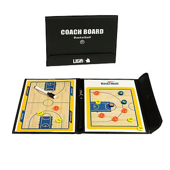 ΠΙΝΑΚΑΣ ΤΑΚΤΙΚΗΣ ΜΠΑΣΚΕΤ 55x32cm (BASKETBALL TACTIC BOARD FOLDER) LIGASPORT